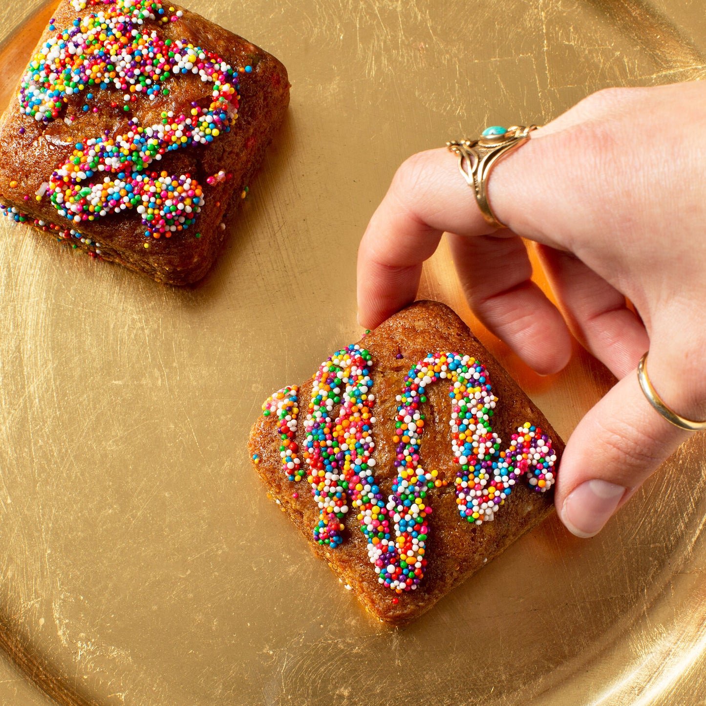 Vegan Funfetti Mini Cakes