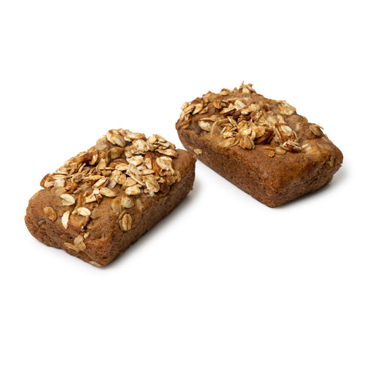 Vegan Apple Banana Oat Bread